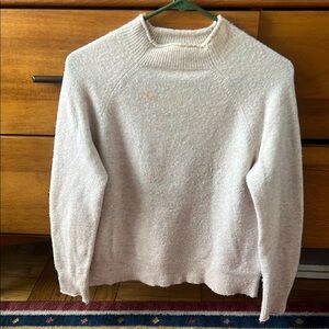 J. Crew Soft Cream Knit Sweater